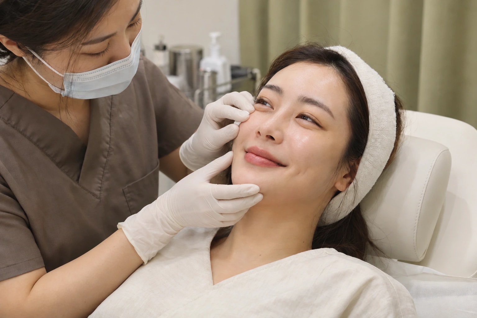 Veranschaulichendes Bild zu Nasenkontur-Injektion + Nasenflügel-Botox