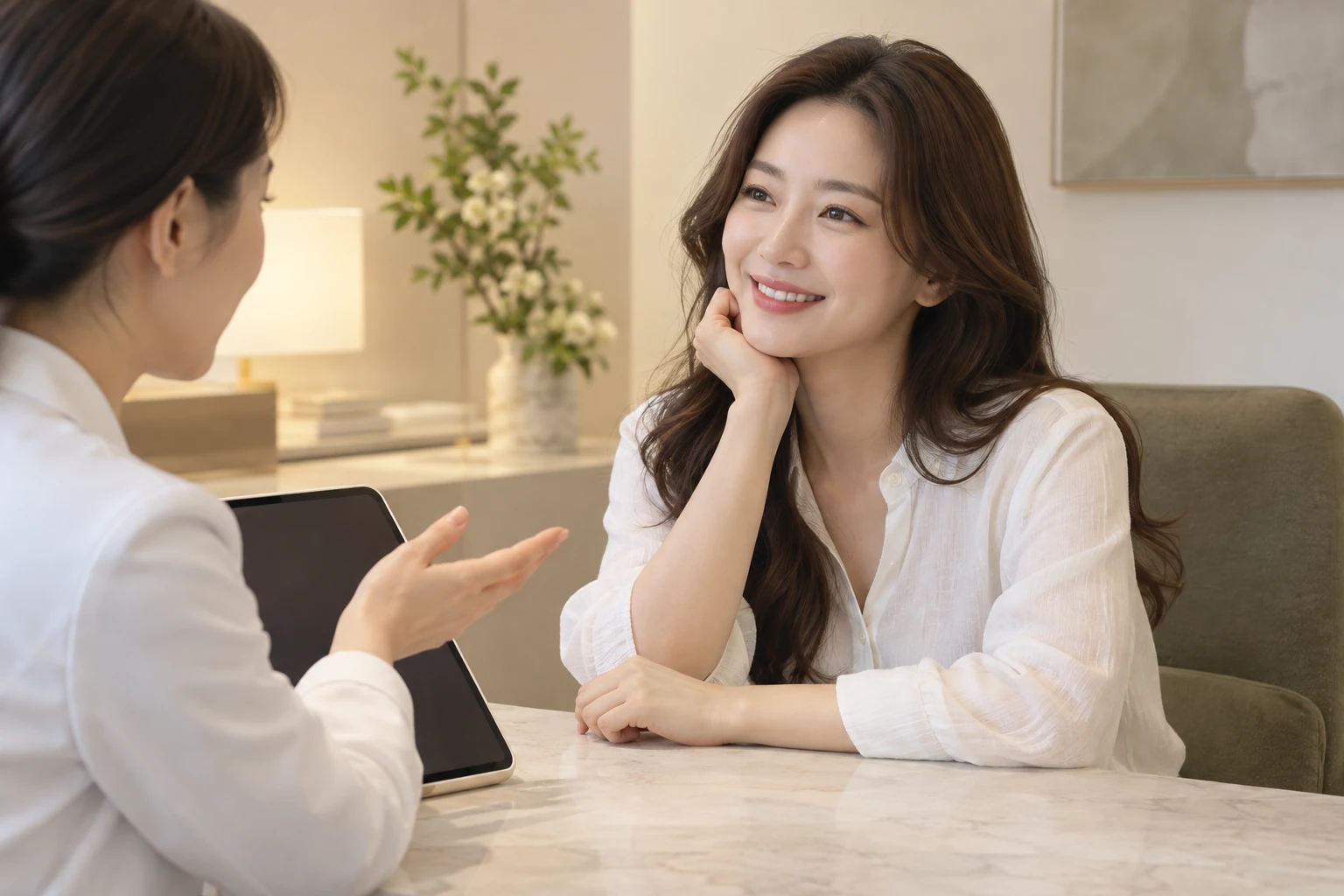 앞볼 필러 진료를 이해하기 위한 예시 이미지