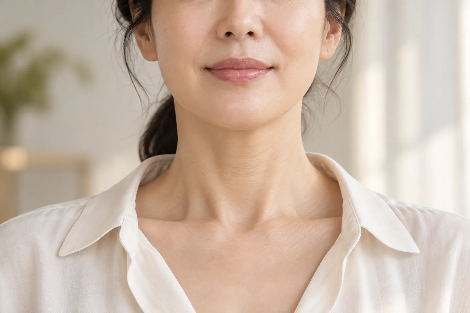 Neck Firm — Illustrative adult model, not a patient or treatment result