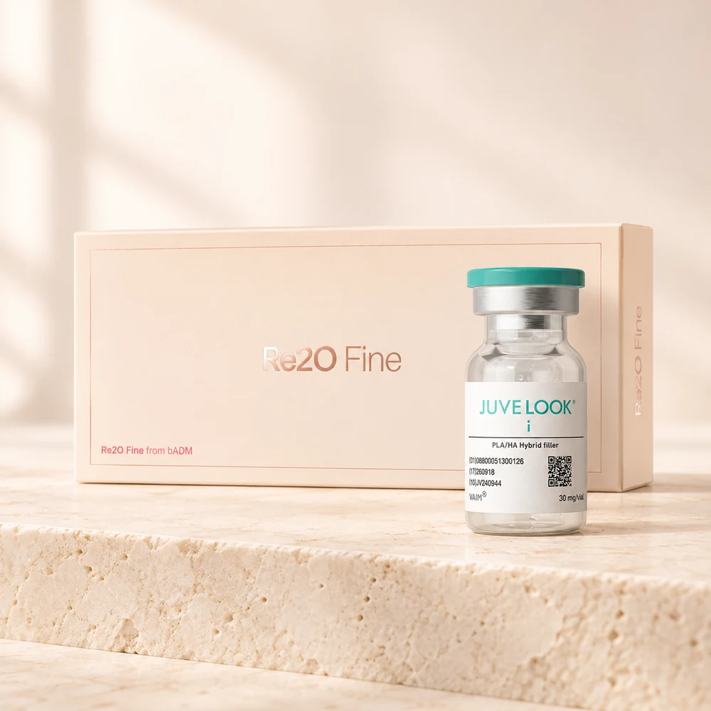 Re2O Fine + Juvelook I 2cc — KI-Komposition der Paketprodukte und des Geräts