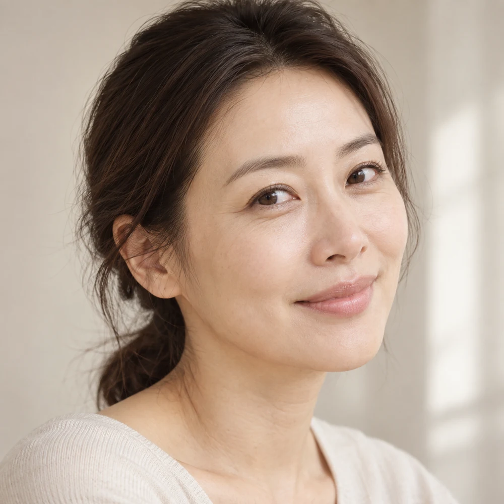 리쥬비엘 — AI로 제작한 눈가 모델 이미지